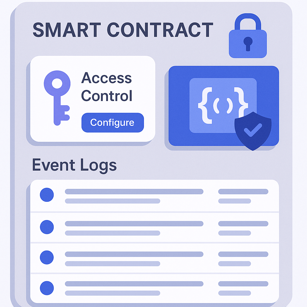 FORFAIT - PREMIUM - Intermediate Smart Contract Template – Access Control & Event Logging